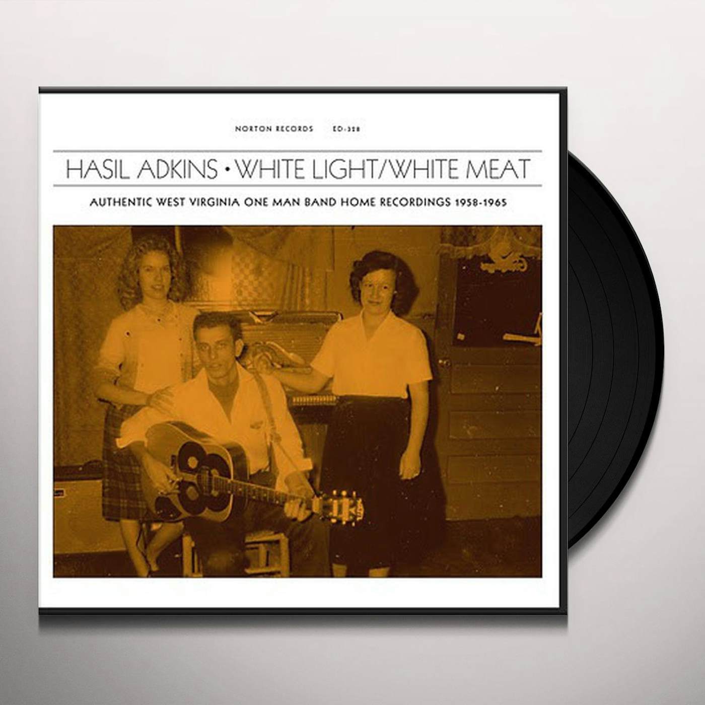 Hasil Adkins WHITE LIGHT / WHITE MEAT Vinyl Record