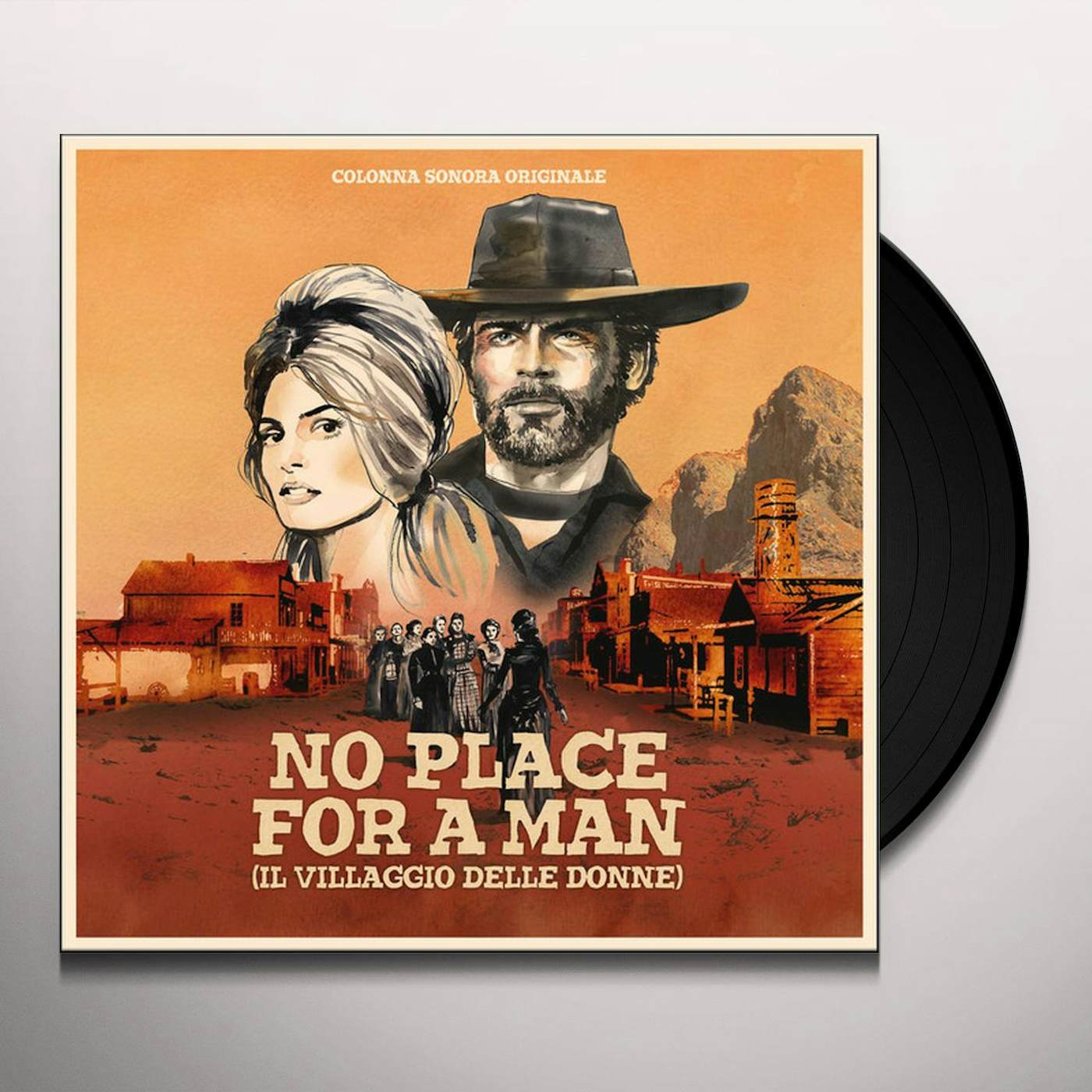 Mondo Sangue NO PLACE FOR A MAN / O.S.T. Vinyl Record