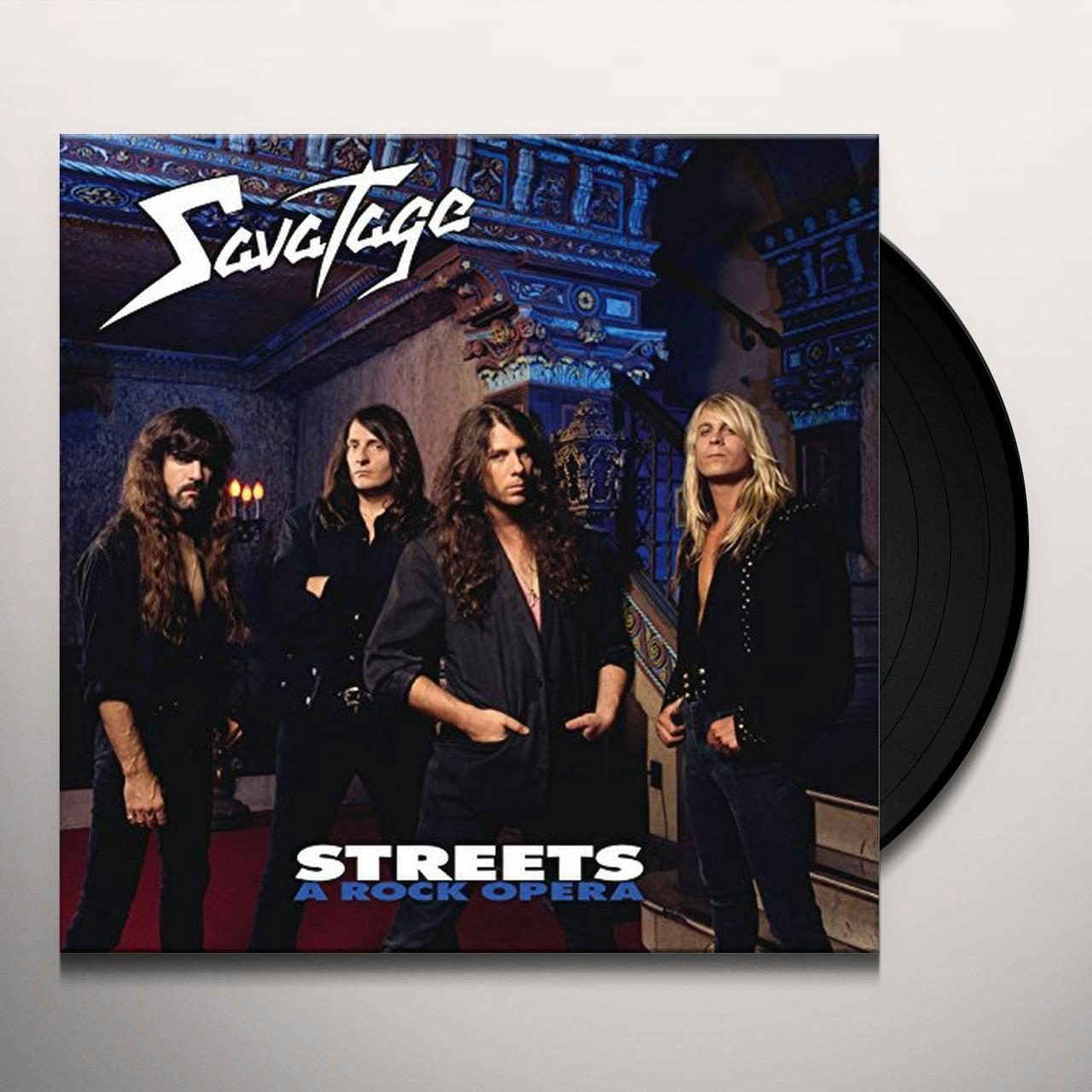 Savatage STREETS: A ROCK OPERA Vinyl Record - UK Release