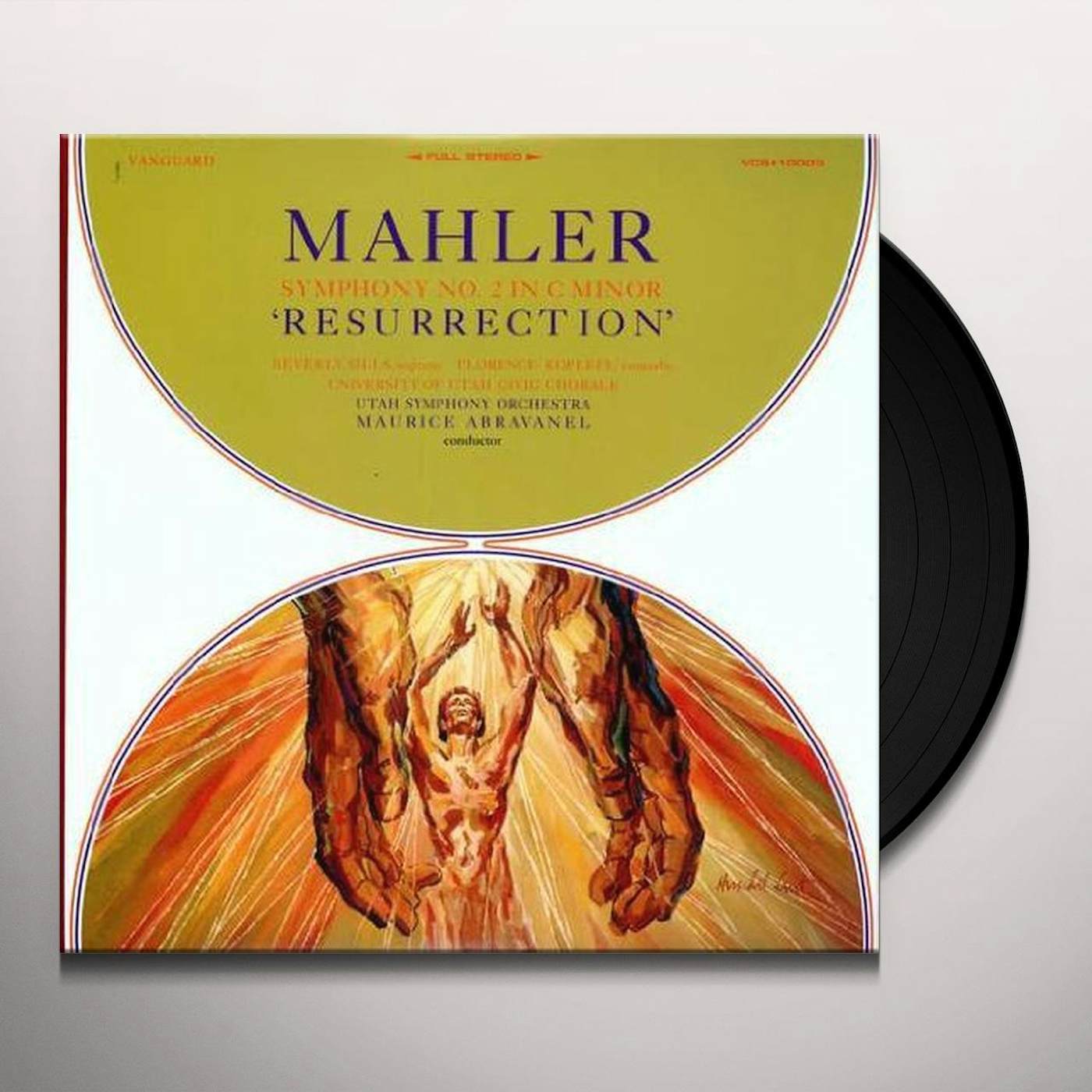 Maurice Abravanel MAHLER: SYMPHONY 2 Vinyl Record