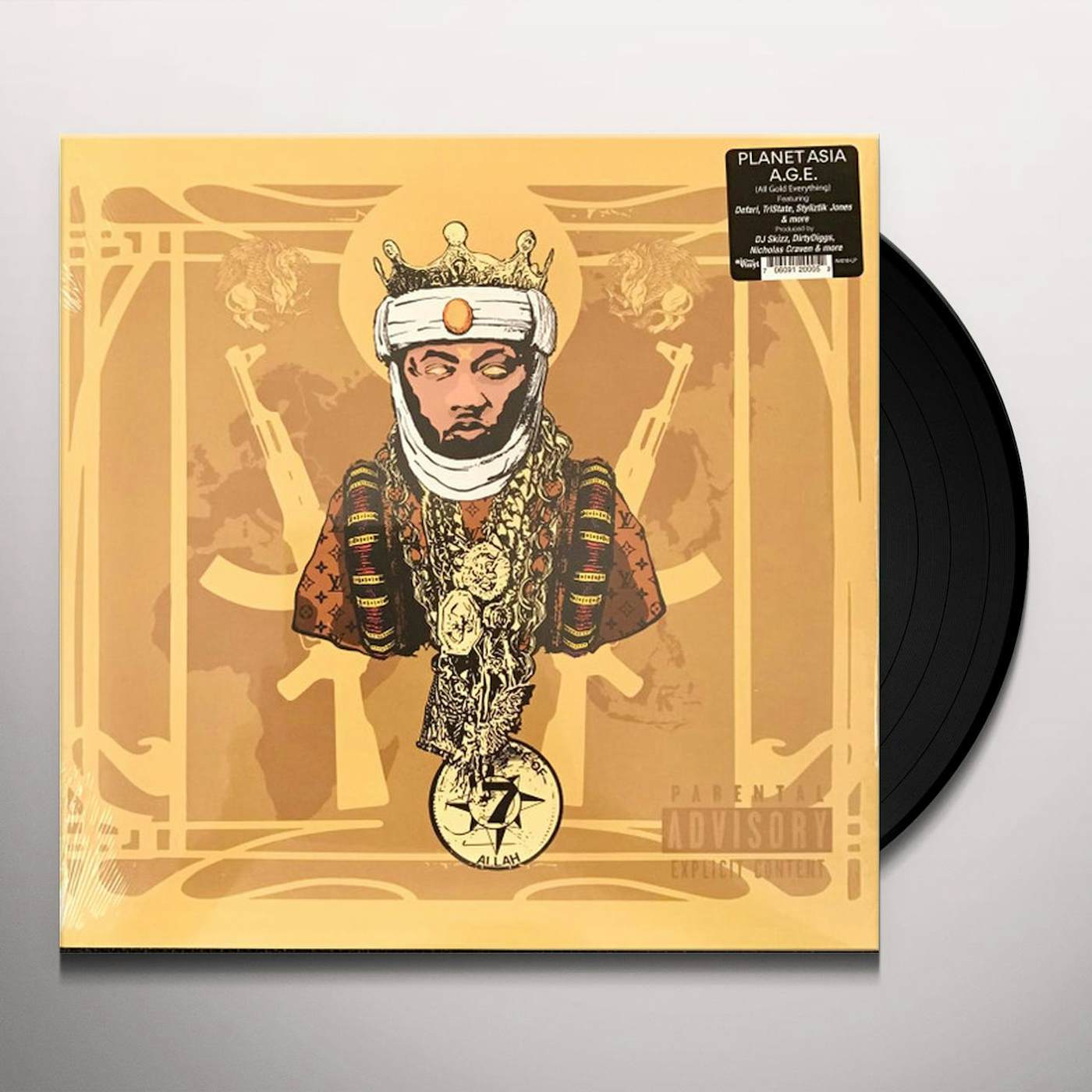 Planet Asia ALL GOLD EVERYTHING Vinyl Record