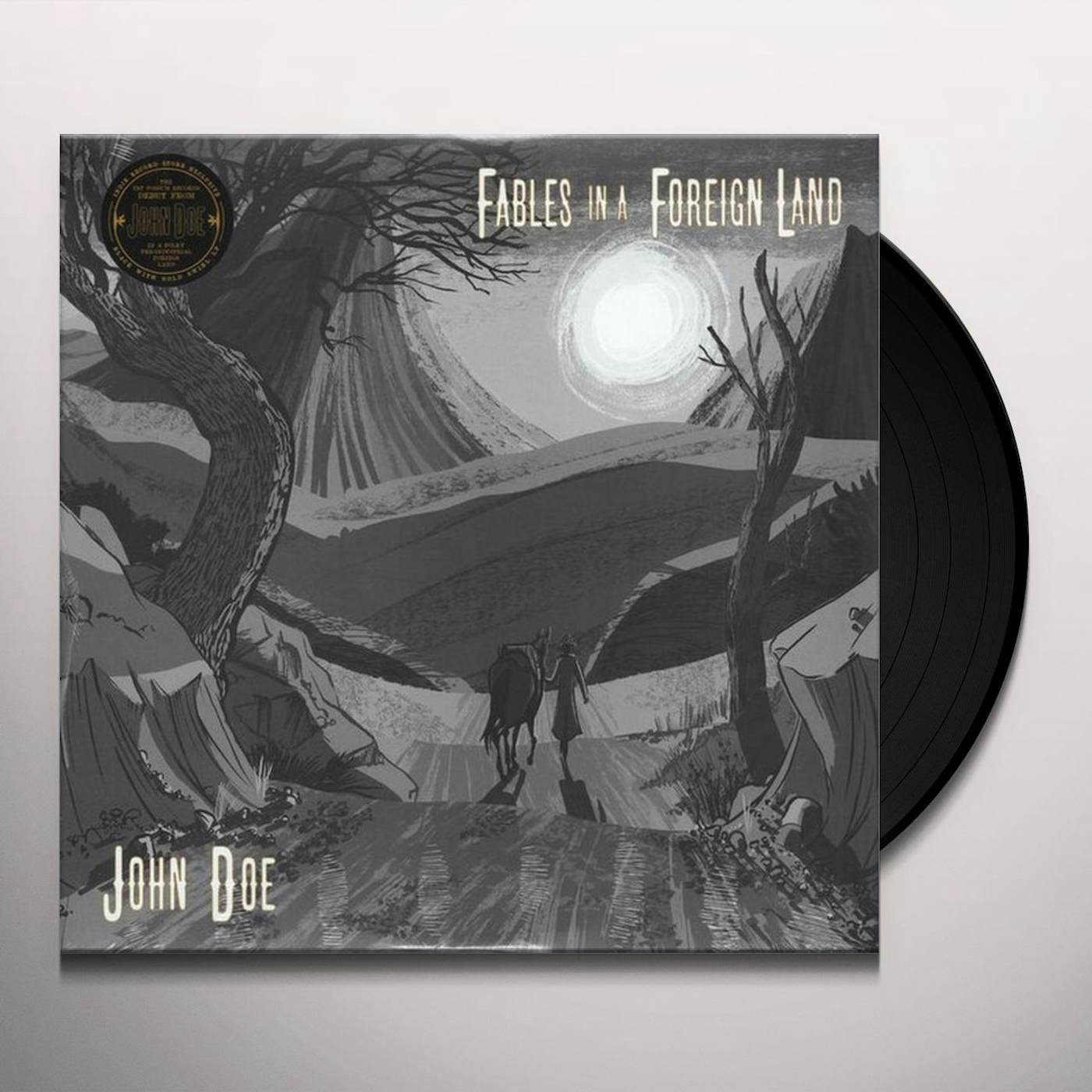 John Doe FABLES IN A FOREIGN LAND (BLACK WITH GOLD SWIRL VINYL) (I) Vinyl Record