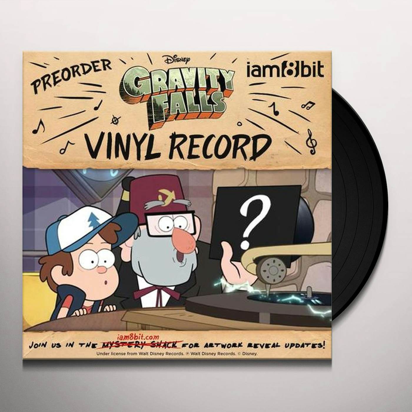 iam8bit  Gravity Falls Vinyl Soundtrack - iam8bit