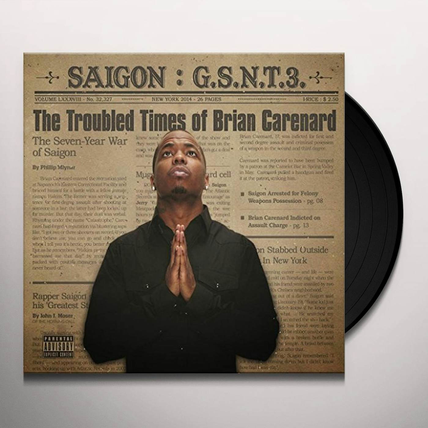 Saigon GSNT 3: THE TROUBLED TIMES OF BRIAN CARENARD (Vinyl)