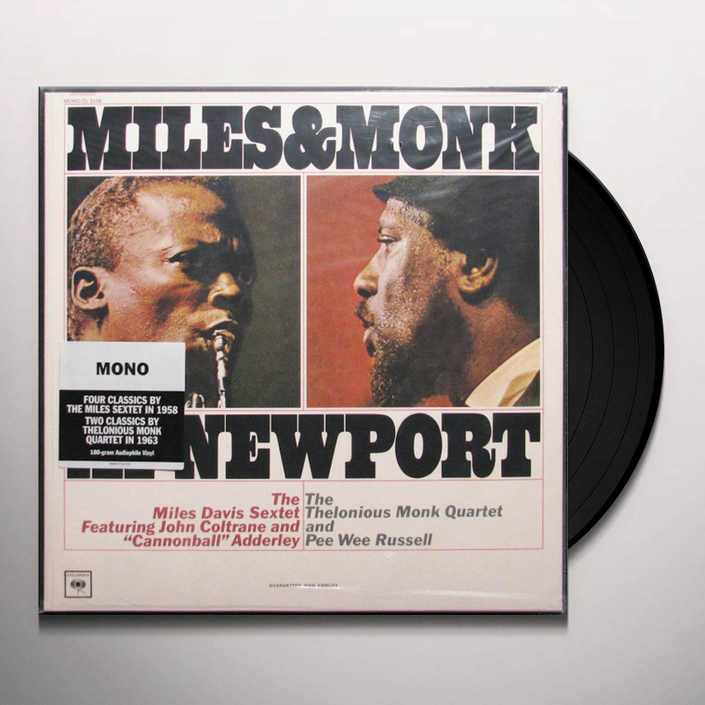 Miles Davis MILES & MONK AT NEWPORT (MONO VINYL) Vinyl Record