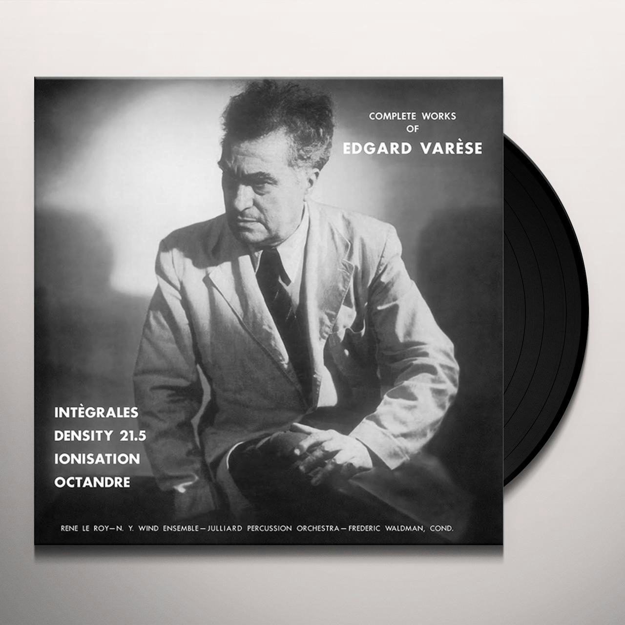Edgard Varese COMPLETE WORKS Vinyl Record