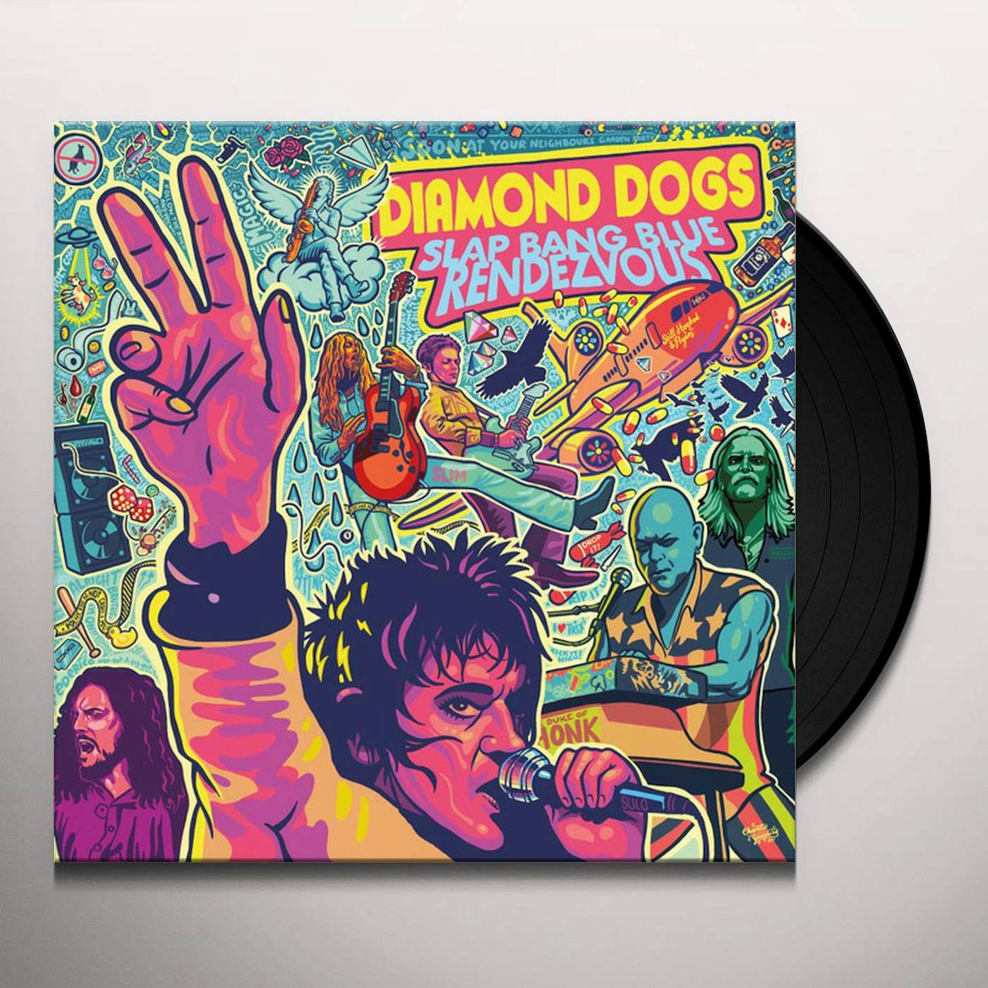 Diamond Dogs Slap Bang Blue Rendezvous Vinyl Record