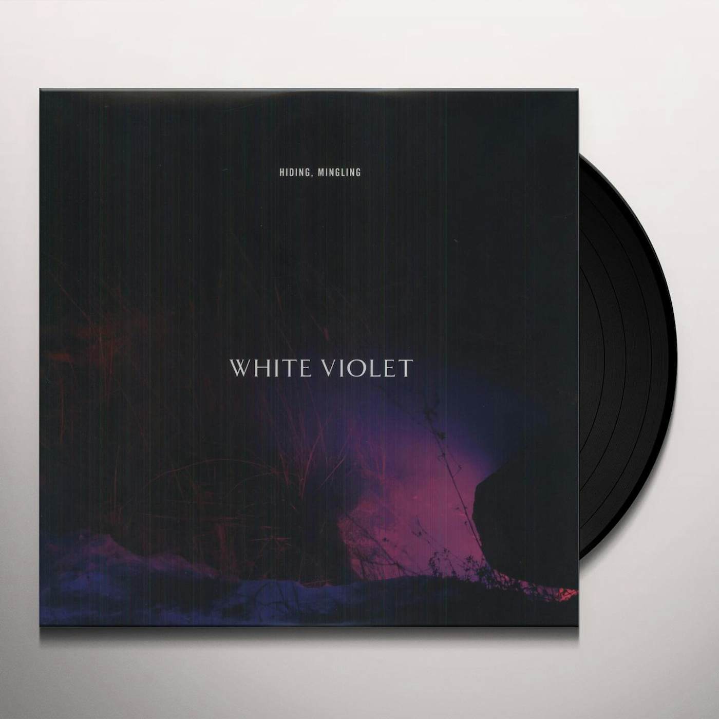 White Violet HIDING MINGLING Vinyl Record