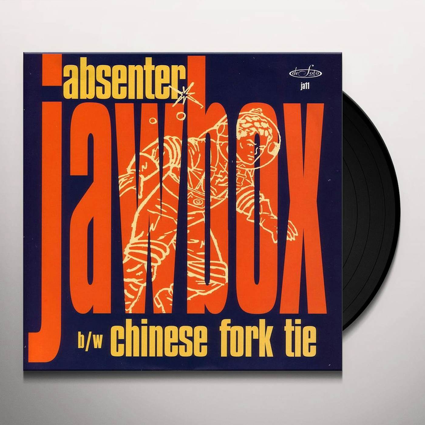 Jawbox ABSENTER / CHINESE FORKTIE Vinyl Record