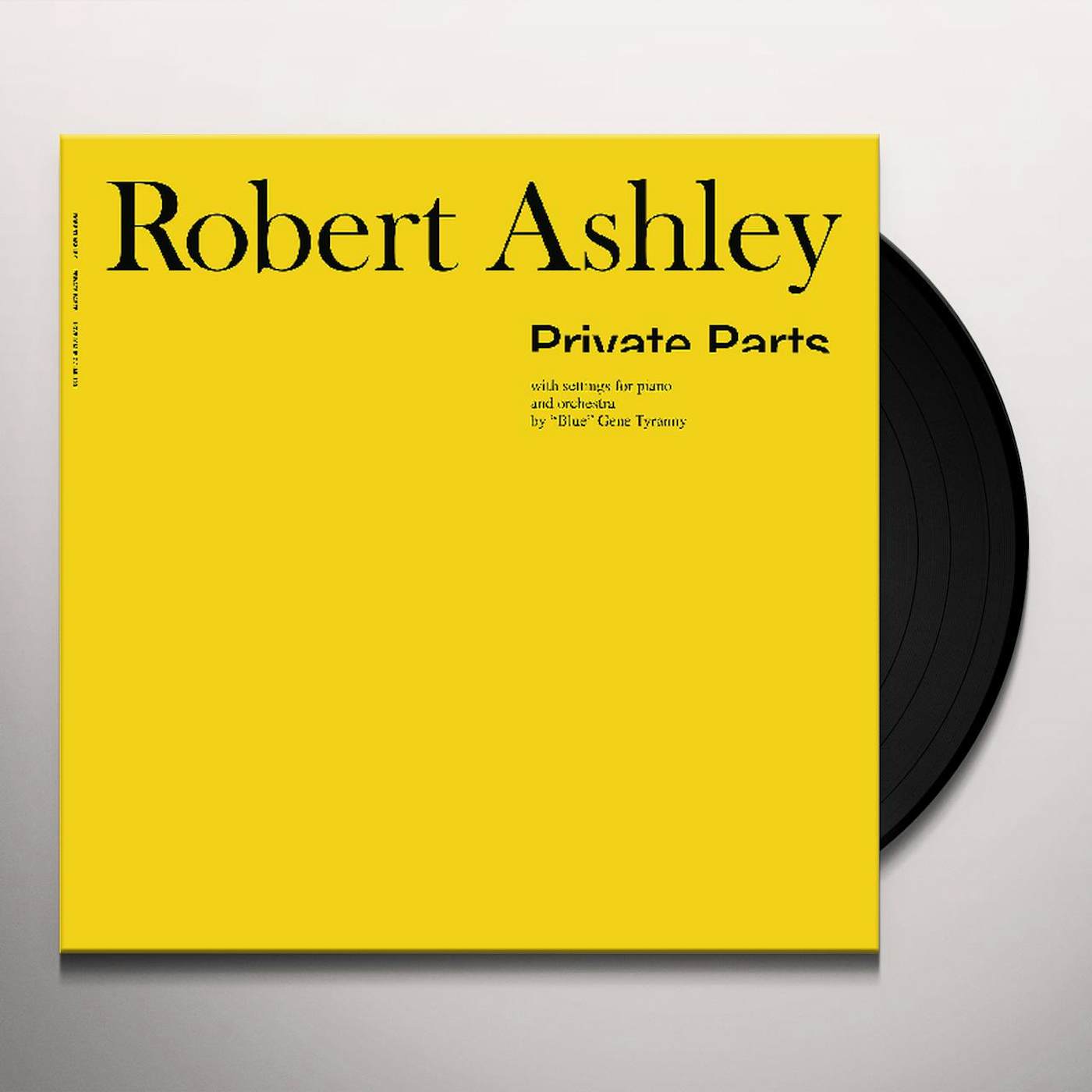 Robert Ashley Private Parts Vinyl Record