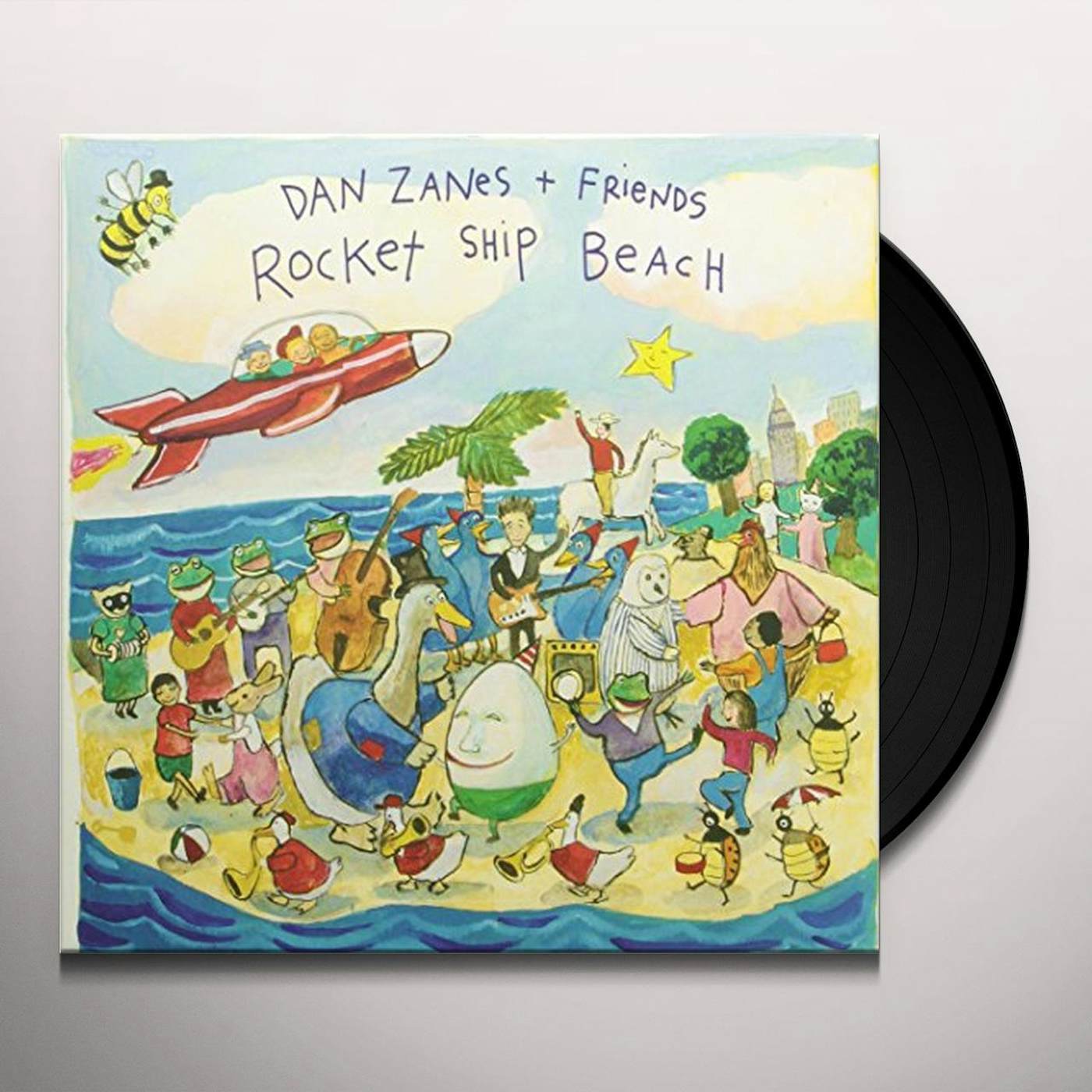 Dan Zanes & Friends Rocket Ship Beach Vinyl Record