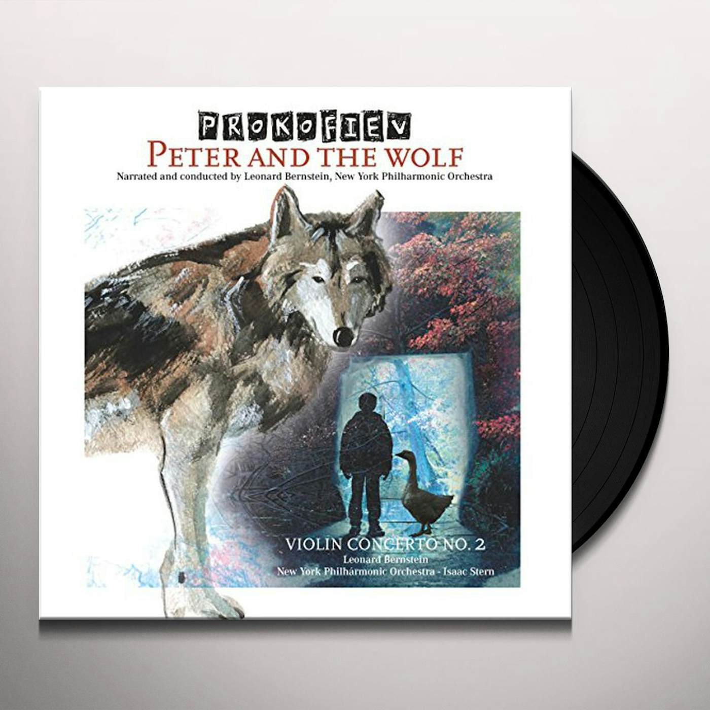 Sergei Prokofiev PETER & THE WOLF / VIOLIN CONCERTO 2 Vinyl Record