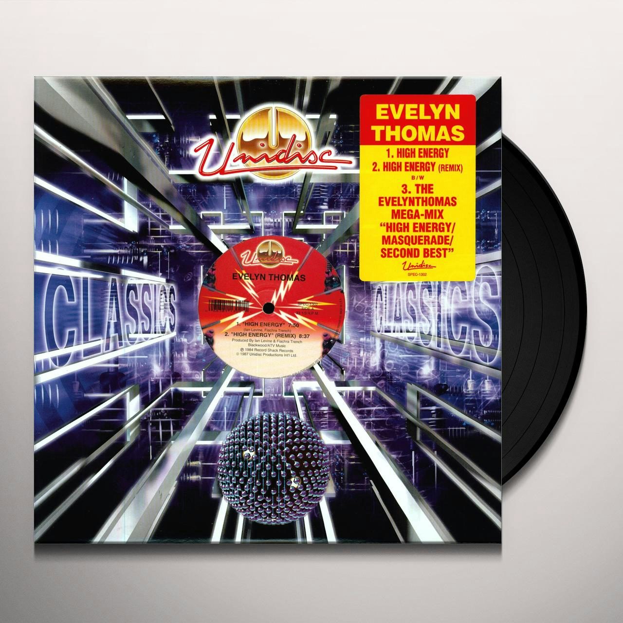 High Energy Vinyl Record - Evelyn Thomas