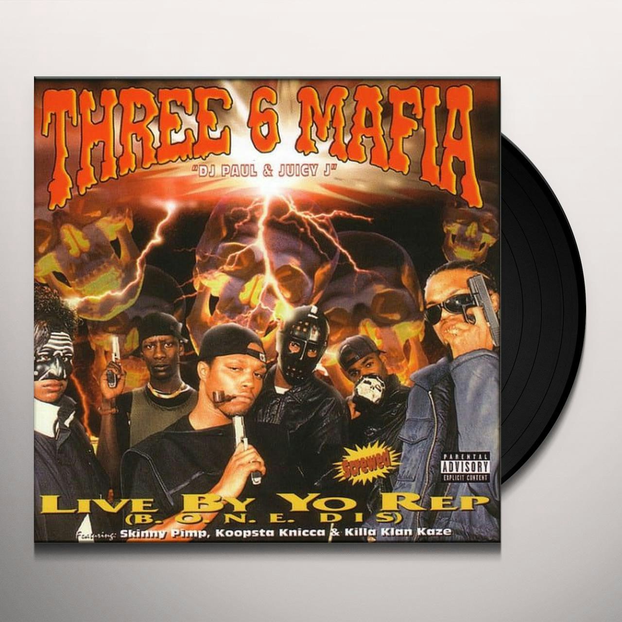 Three 6 Mafia Live By Yo Rep (Translucent Lemonade Yellow
