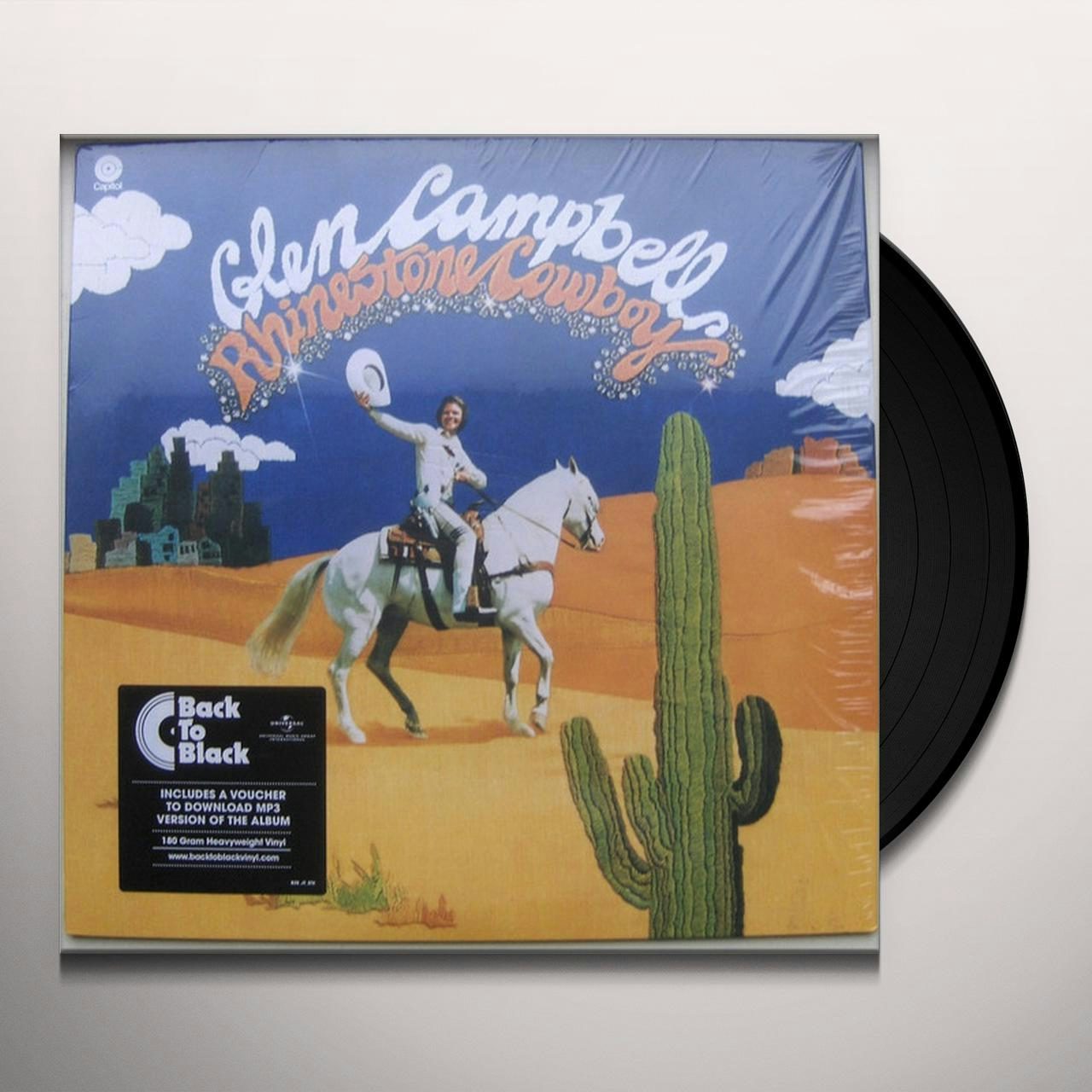 Glen Campbell RHINESTONE COWBOY Vinyl Record