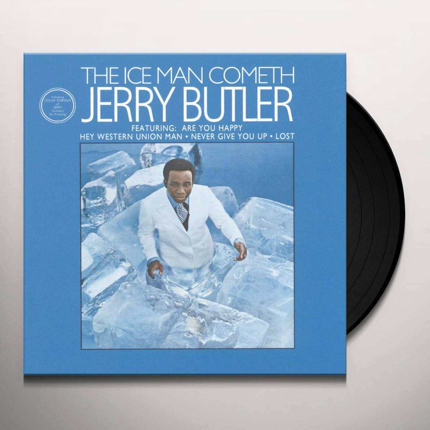 Jerry Butler ICEMAN COMETH Vinyl Record
