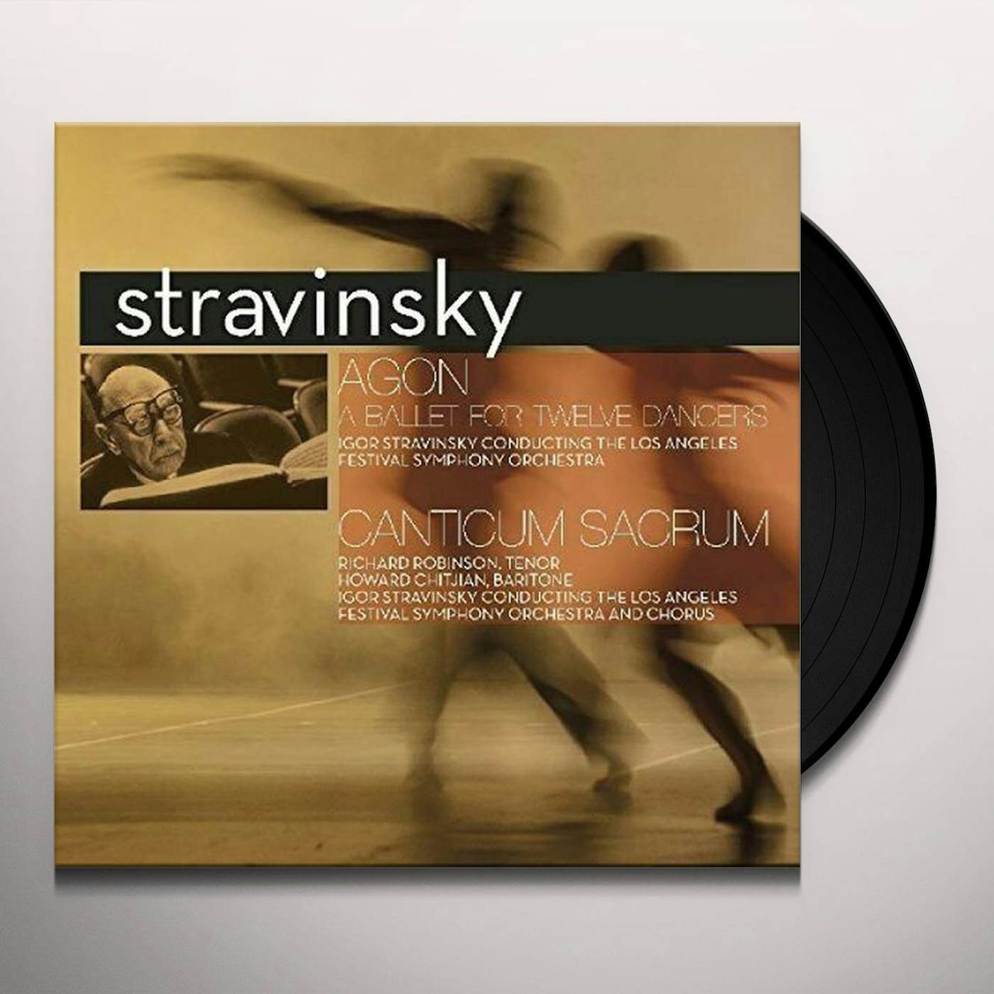 Igor Stravinsky AGON -  A BALLET FOR TWELVE DANCERS (180G) Vinyl Record