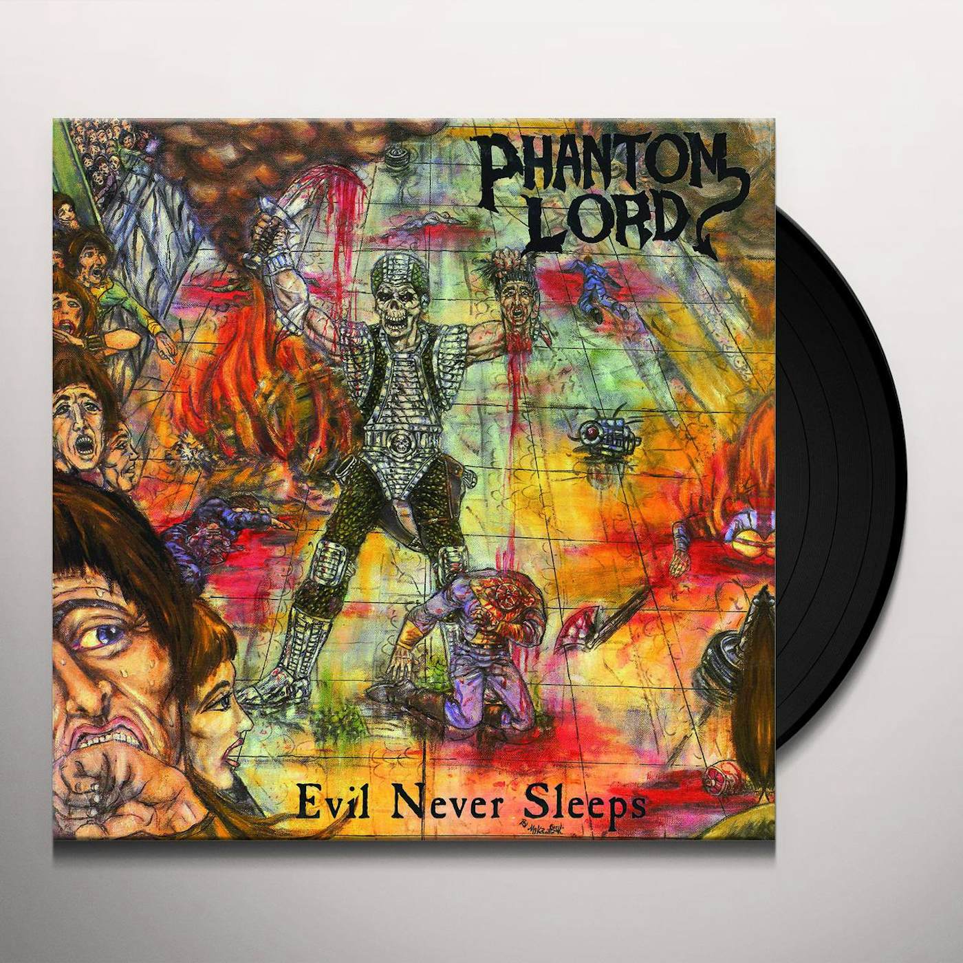 Phantom Lord Evil Never Sleep Vinyl Record