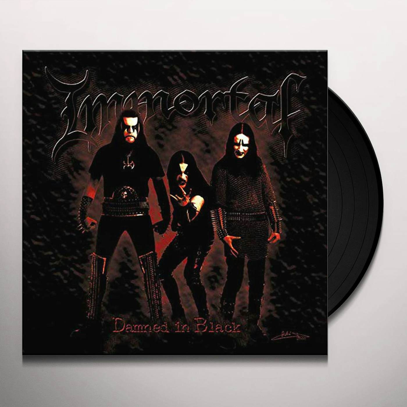 Immortal Damned In Black Vinyl Record