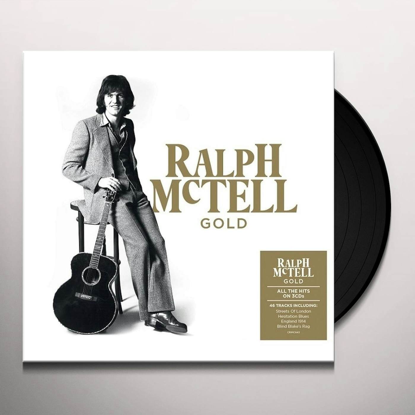 Ralph Mctell & Wizz Jones Gold Vinyl Record