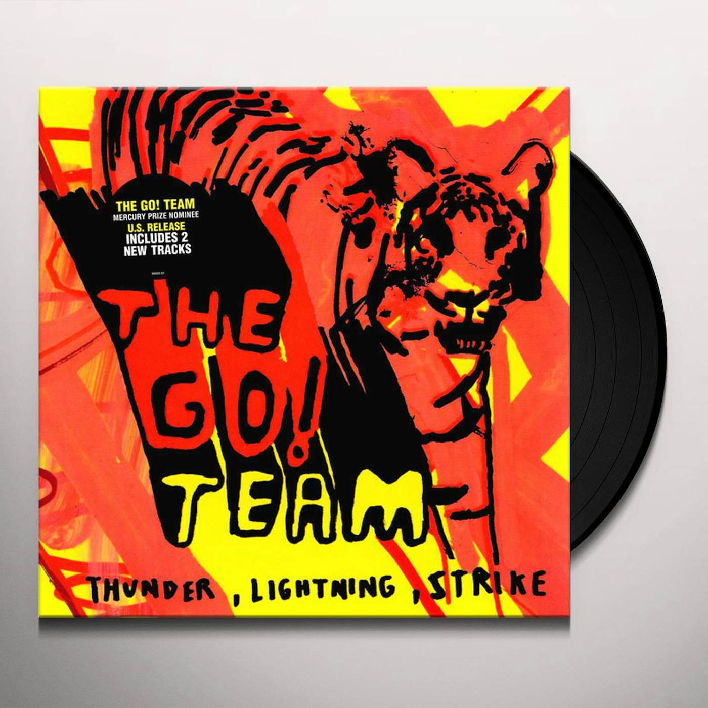 The Go! Team  THUNDER LIGHTNING STRIKE Vinyl Record