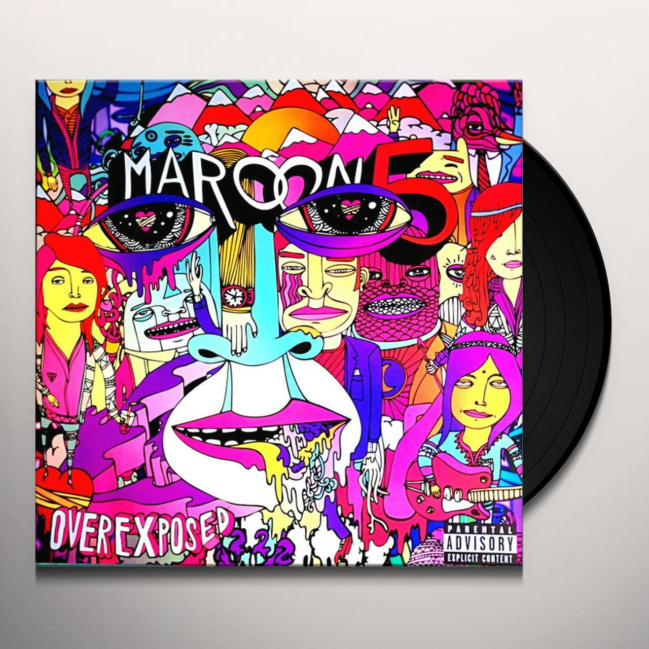Maroon 5 OVEREXPOSED Vinyl Record