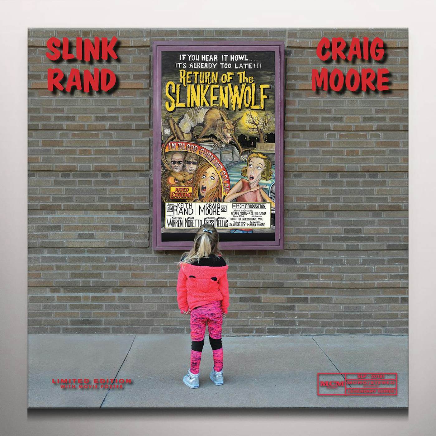 Slink Rand & Craig Moore RETURN OF THE SLINKENWOLF (BLOODY COLORED VINYL/POSTER/LIMITED/NUMBERED) Vinyl Record