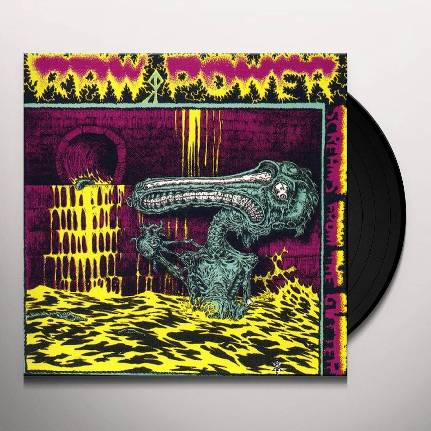 Raw Power SCREAMS FROM THE GUTTER Vinyl Record