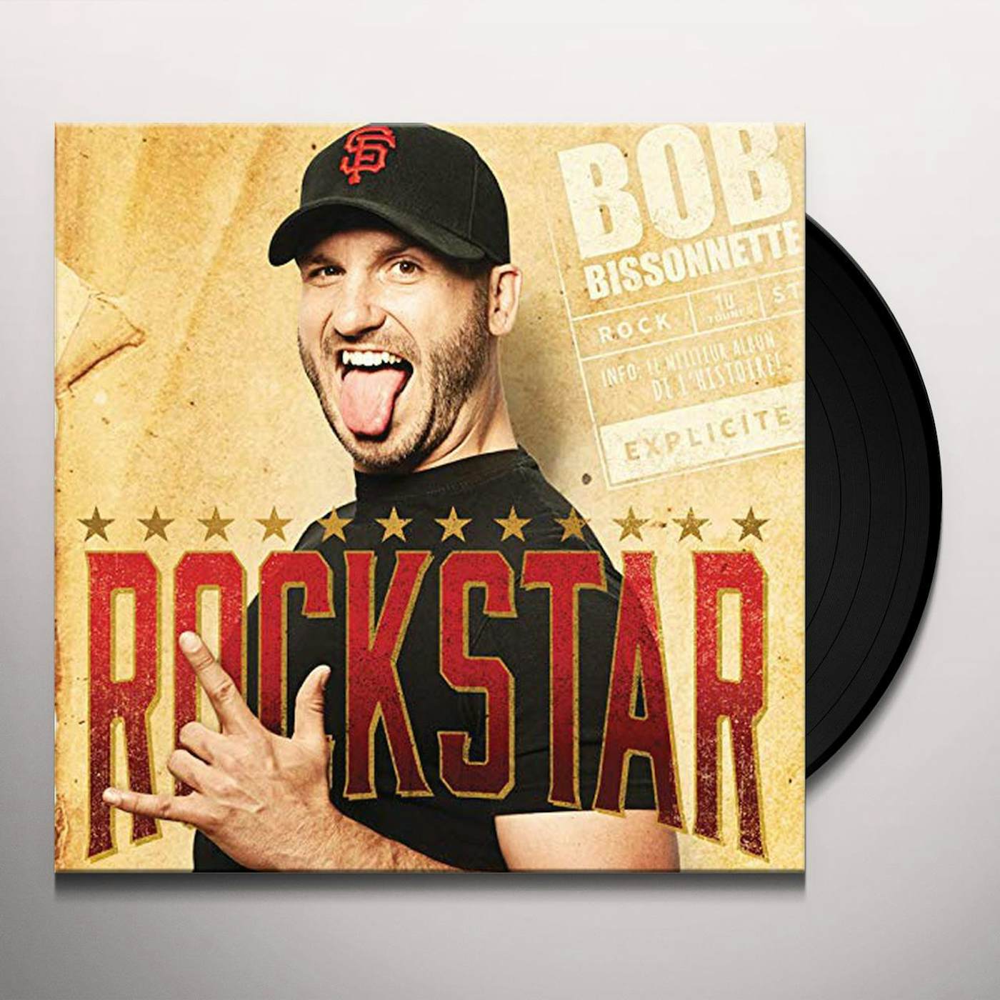 Bob Bissonnette Rockstar Vinyl Record