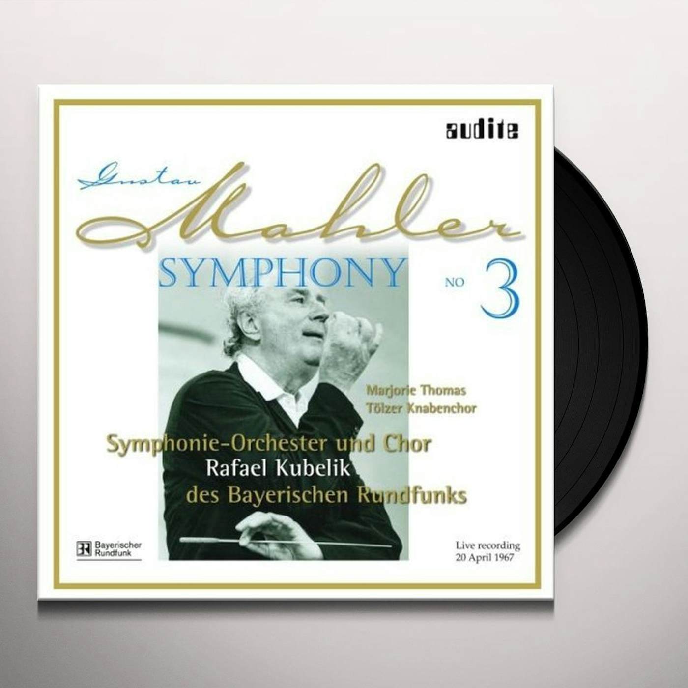 Gustav Mahler SYM 3 Vinyl Record