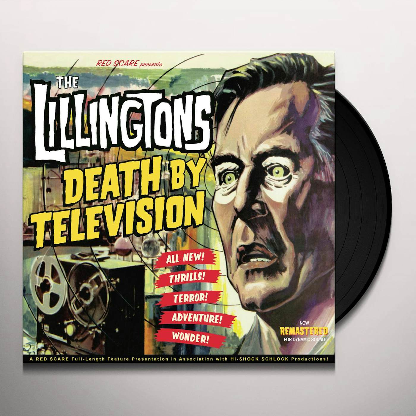 The Lillingtons DEATH BY TELEVISION Vinyl Record