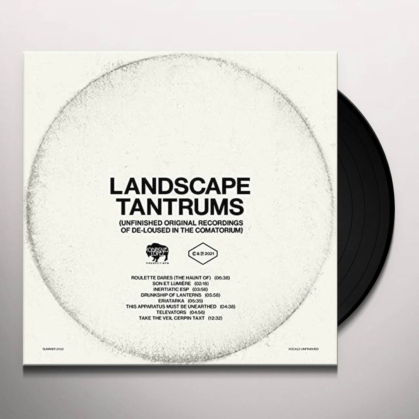 The Mars Volta LANDSCAPE TANTRUMS - UNFINISHED ORIGINAL RECORDING Vinyl Record