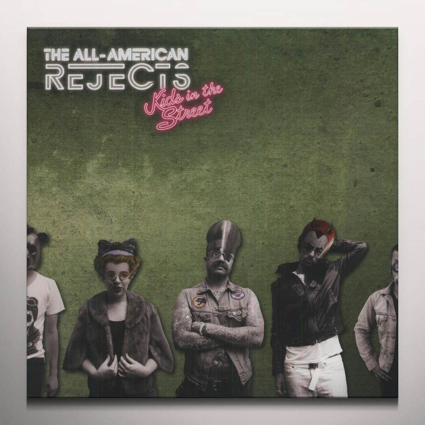 The All-American Rejects KIDS IN THE STREET Vinyl Record - Green Vinyl, Red Vinyl, Clear Vinyl