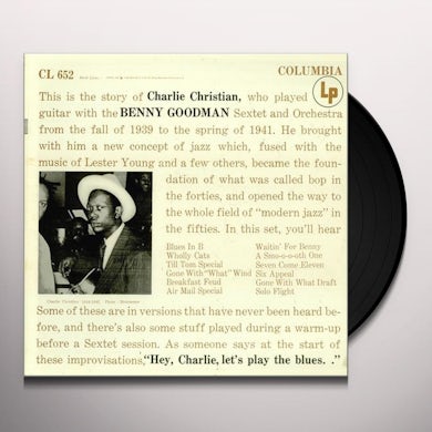 Charlie Christian WITH THE BENNY GOODMAN SEXTET Vinyl Record