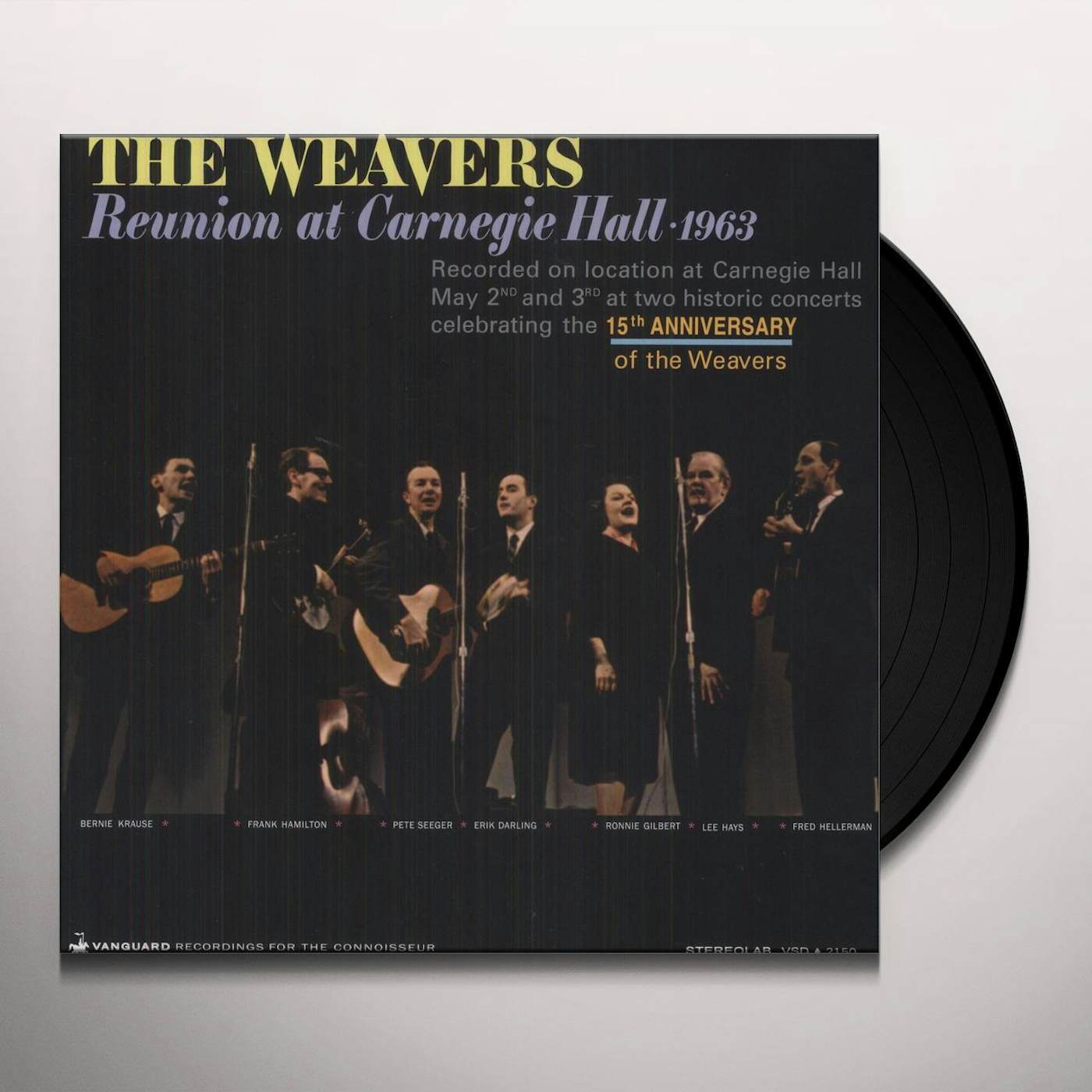 Weavers REUNION AT CARNEGIE HALL 1963 Vinyl Record
