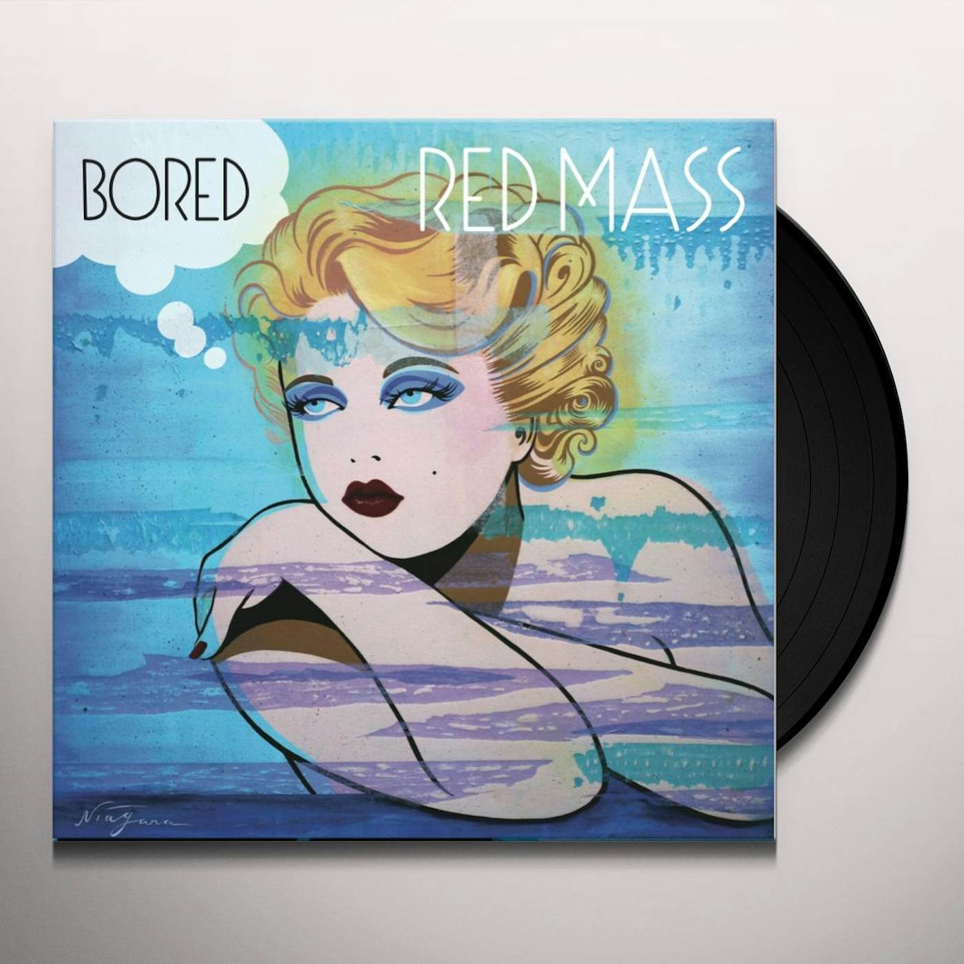 Red Mass BORED / ECSTASY OF THE FIRE SNAKE Vinyl Record
