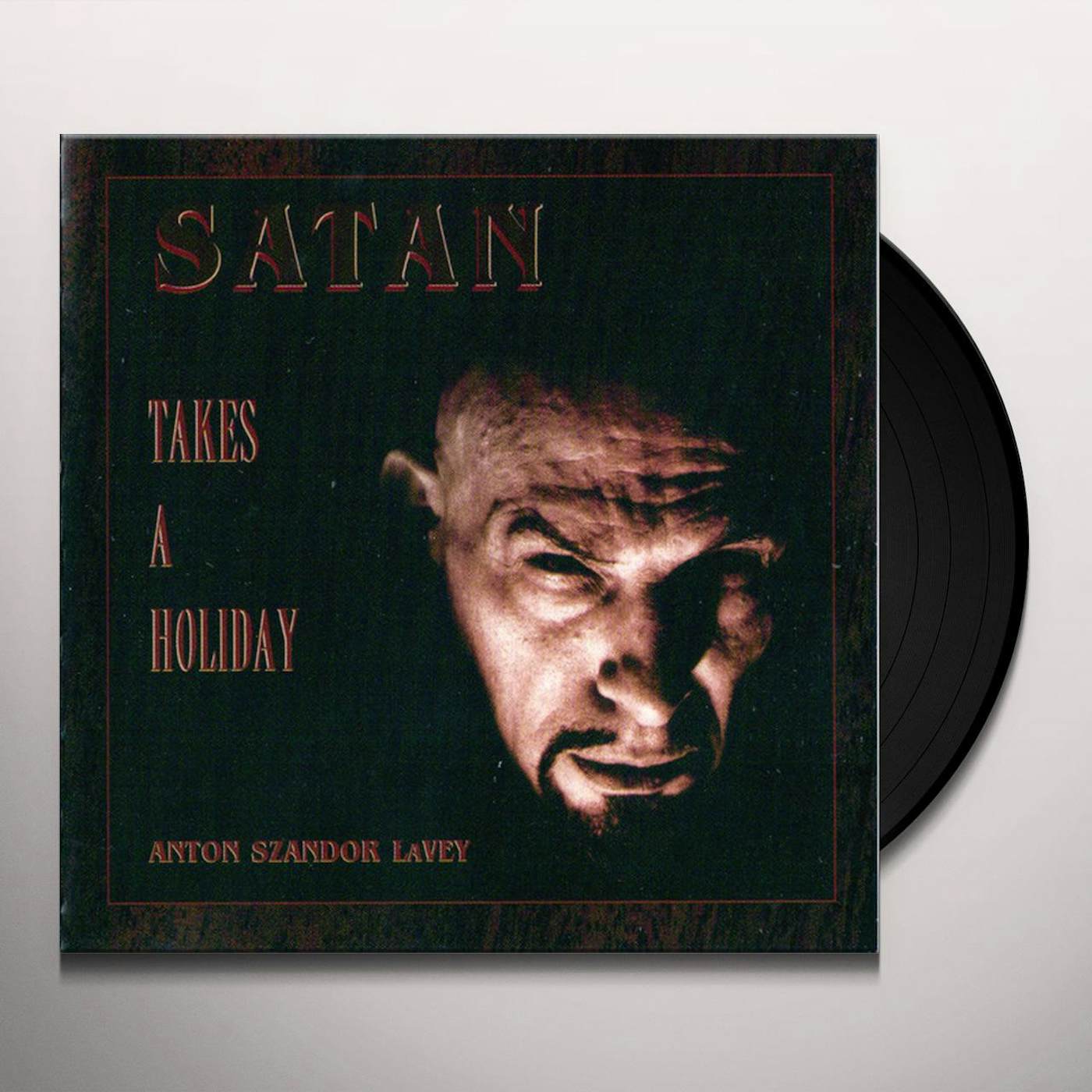 Anton LaVey SATAN TAKES A HOLIDAY (COLOURED VINYL) Vinyl Record