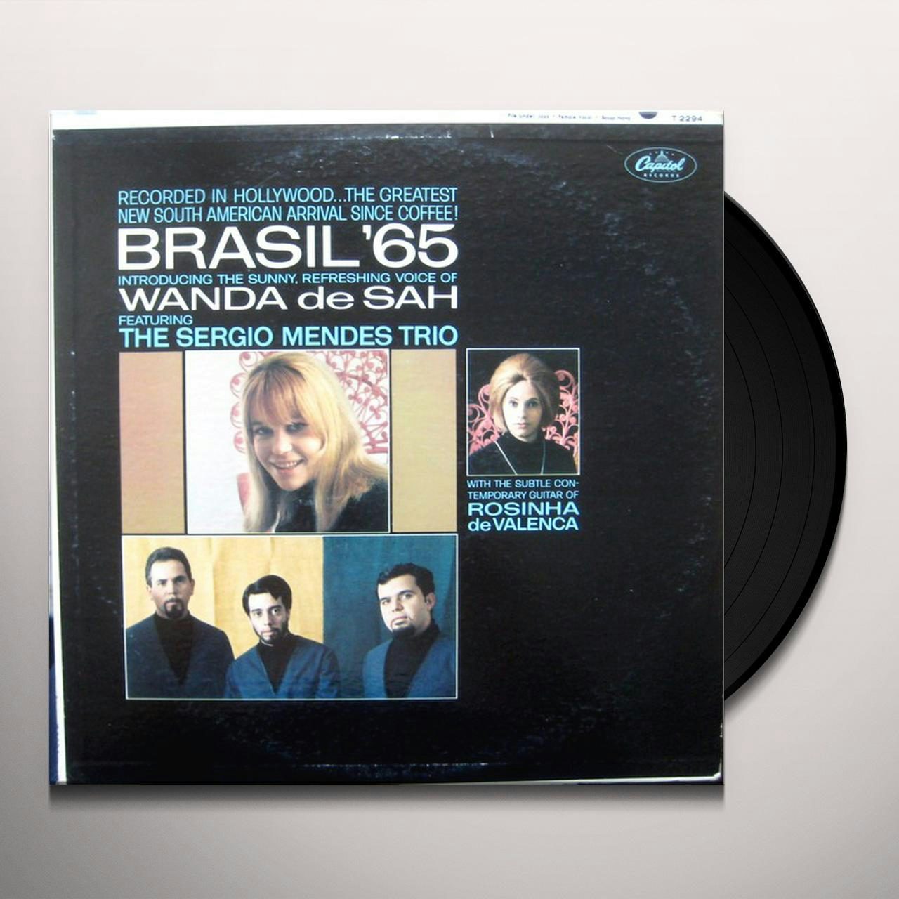 Sergio Mendes & Wanda De Sah BRASIL 65 IS HERE Vinyl Record