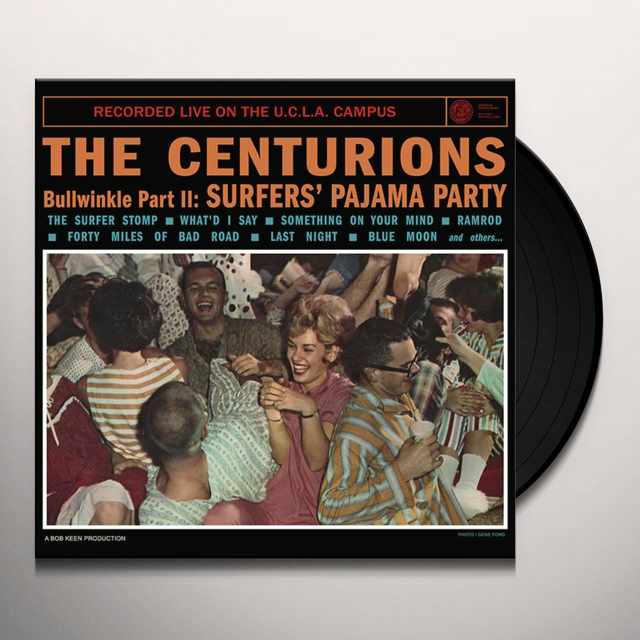 Centurions BULLWINKLE PART II SURFERS' PAJAMA PARTY RECORDED Vinyl Record