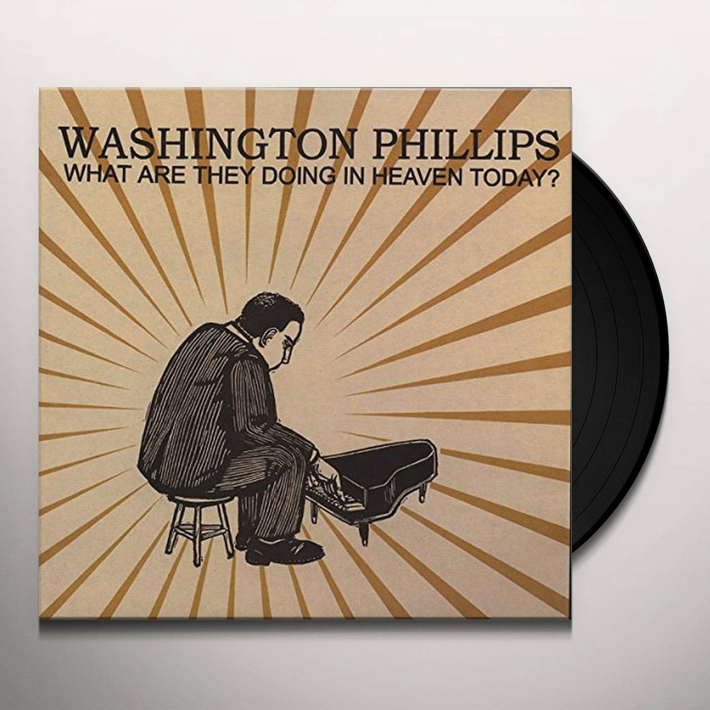 Washington Phillips WHAT ARE THEY DOING IN HEAVEN TODAY Vinyl Record