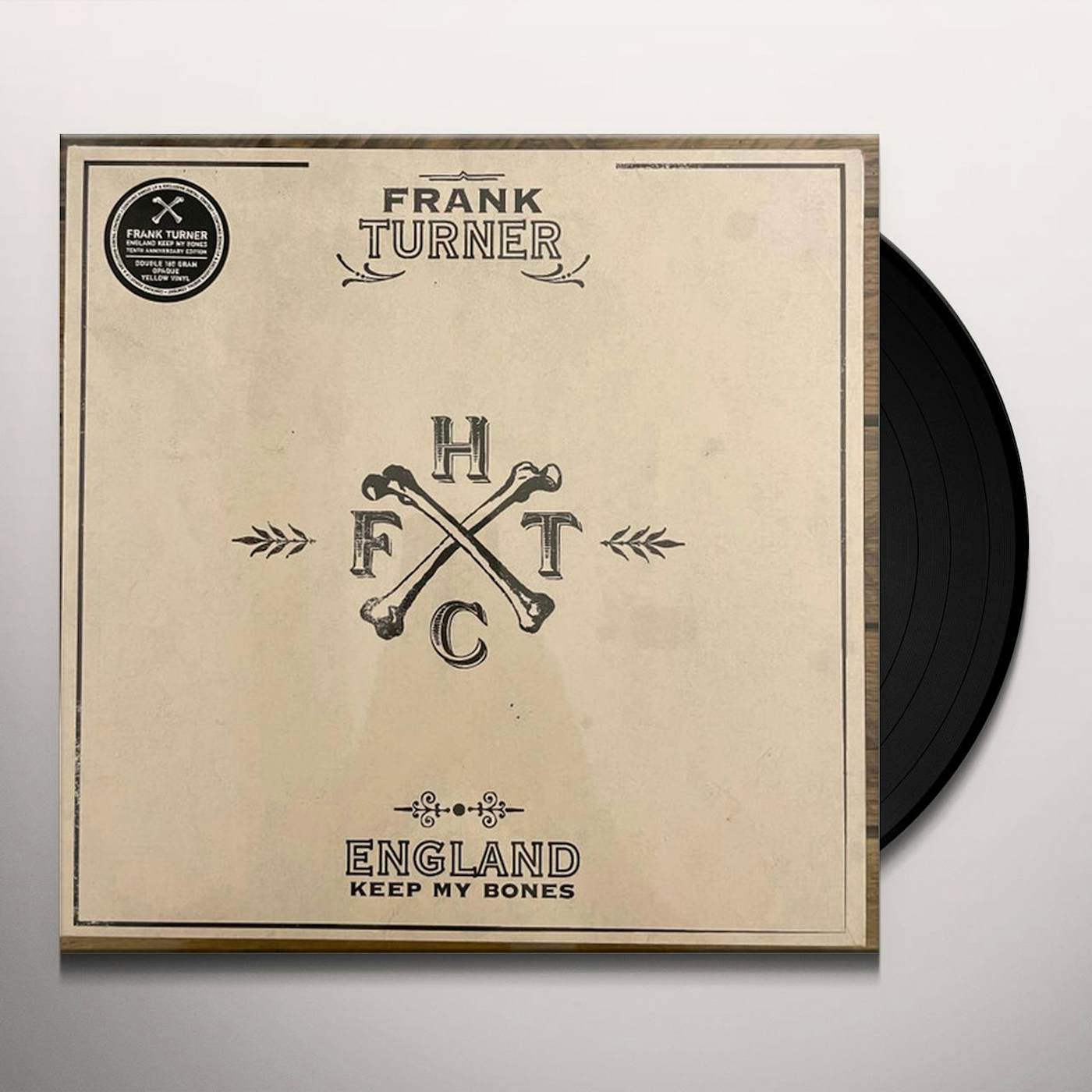 Frank Turner ENGLAND KEEP MY BONES (TENTH ANNIVERSARY/OPAQUE YELLOW VINYL/2LP/180G) Vinyl Record