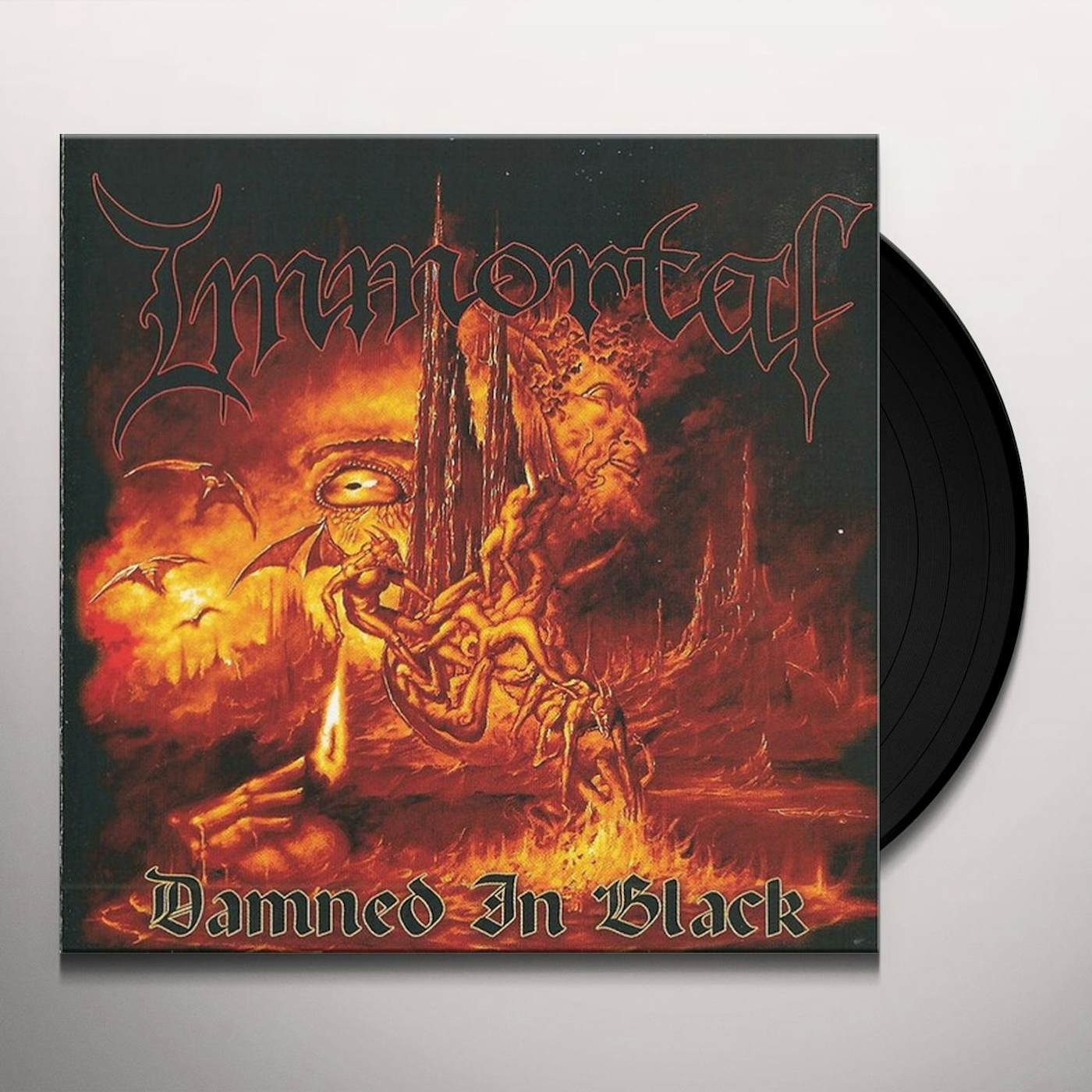 Immortal Damned In Black Vinyl Record