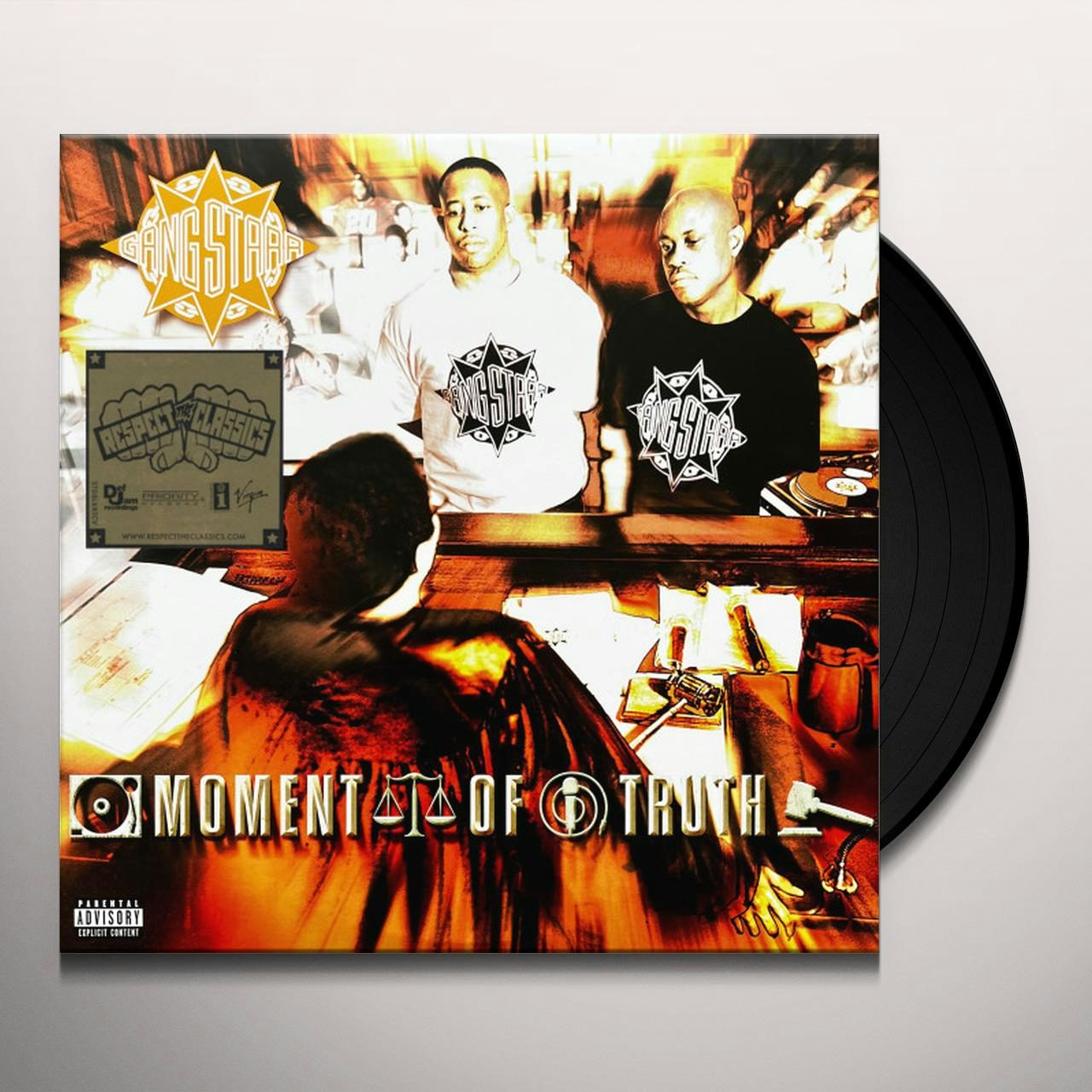 Gang Starr MOMENT OF TRUTH Vinyl Record