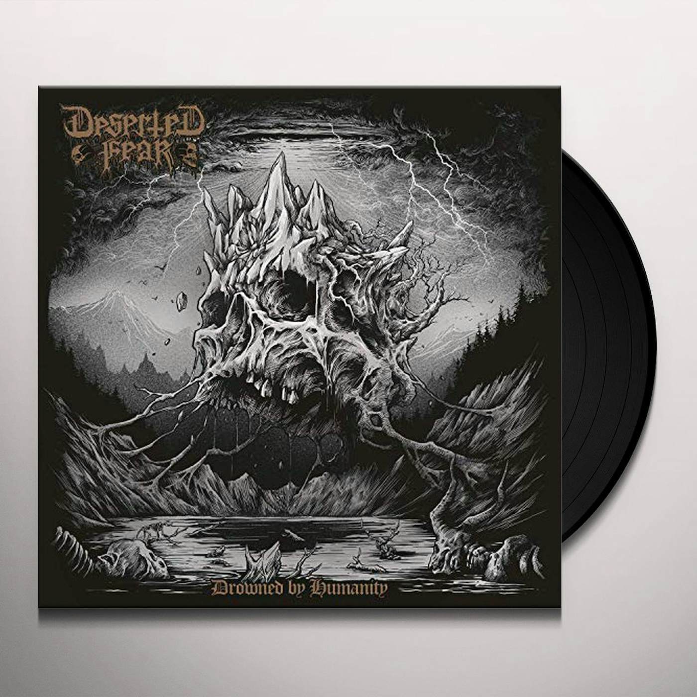 Deserted Fear DROWNED BY HUMANITY Vinyl Record