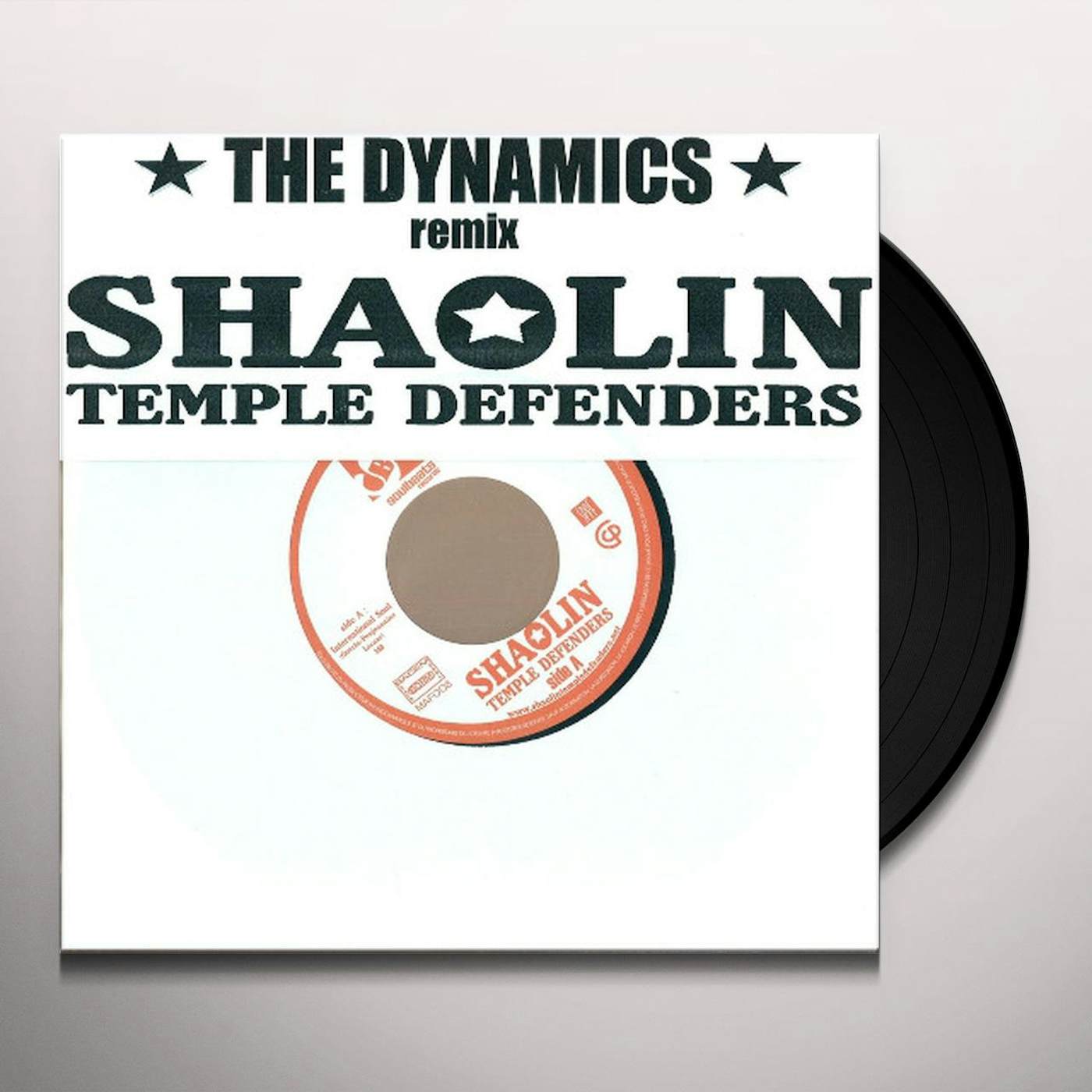 Shaolin Temple Defenders INTERNATIONAL SOUL Vinyl Record