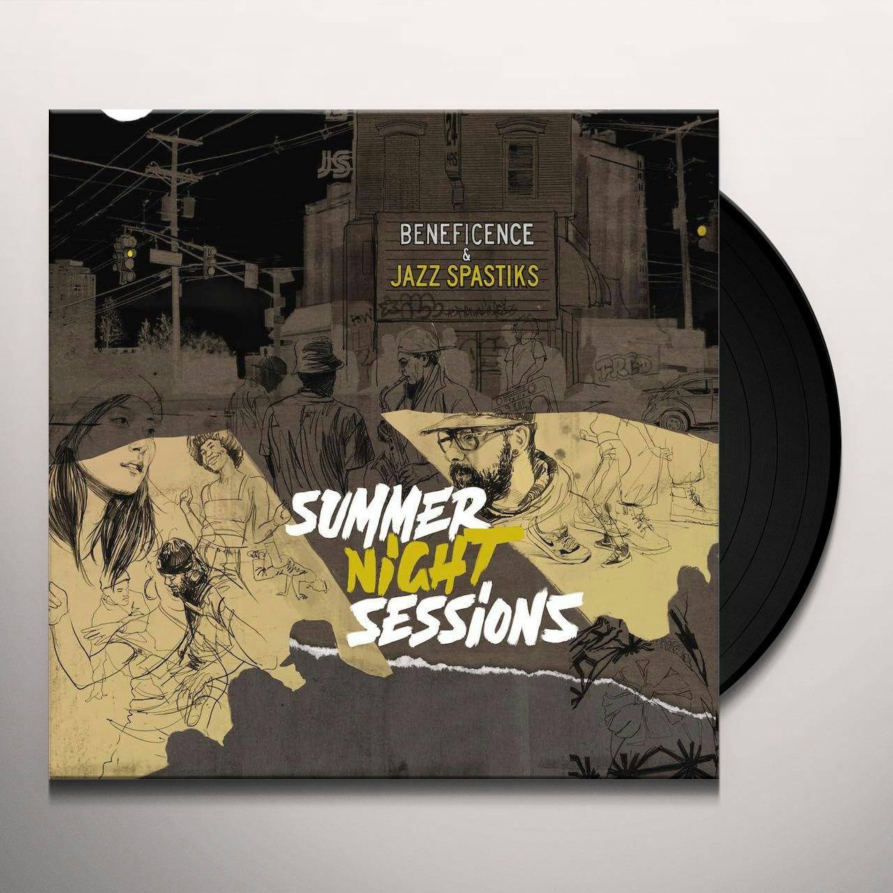 Beneficence & Jazz Spastiks Summer Night Sessions Vinyl Record