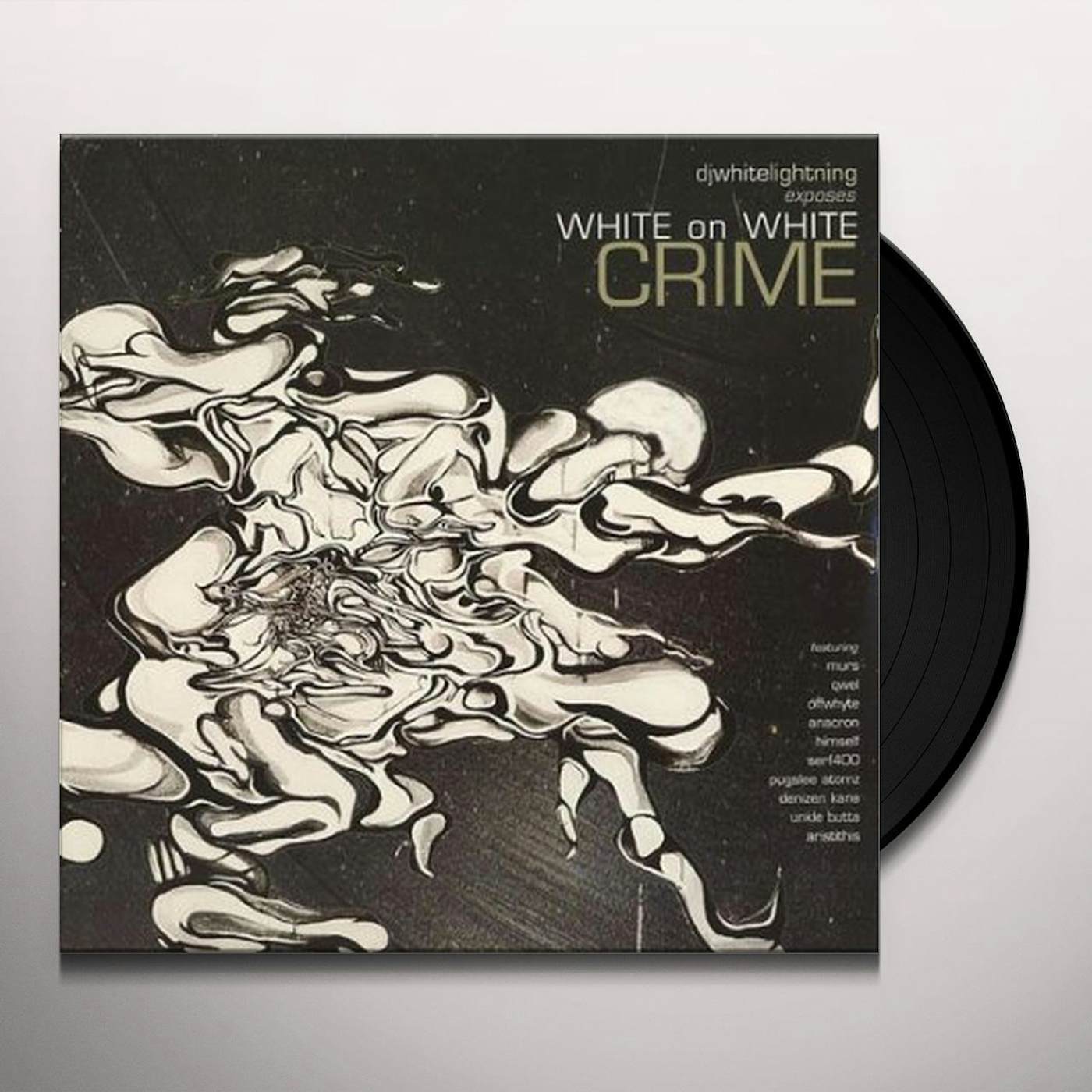 DJ White Lightning WHITE ON WHITE CRIME Vinyl Record