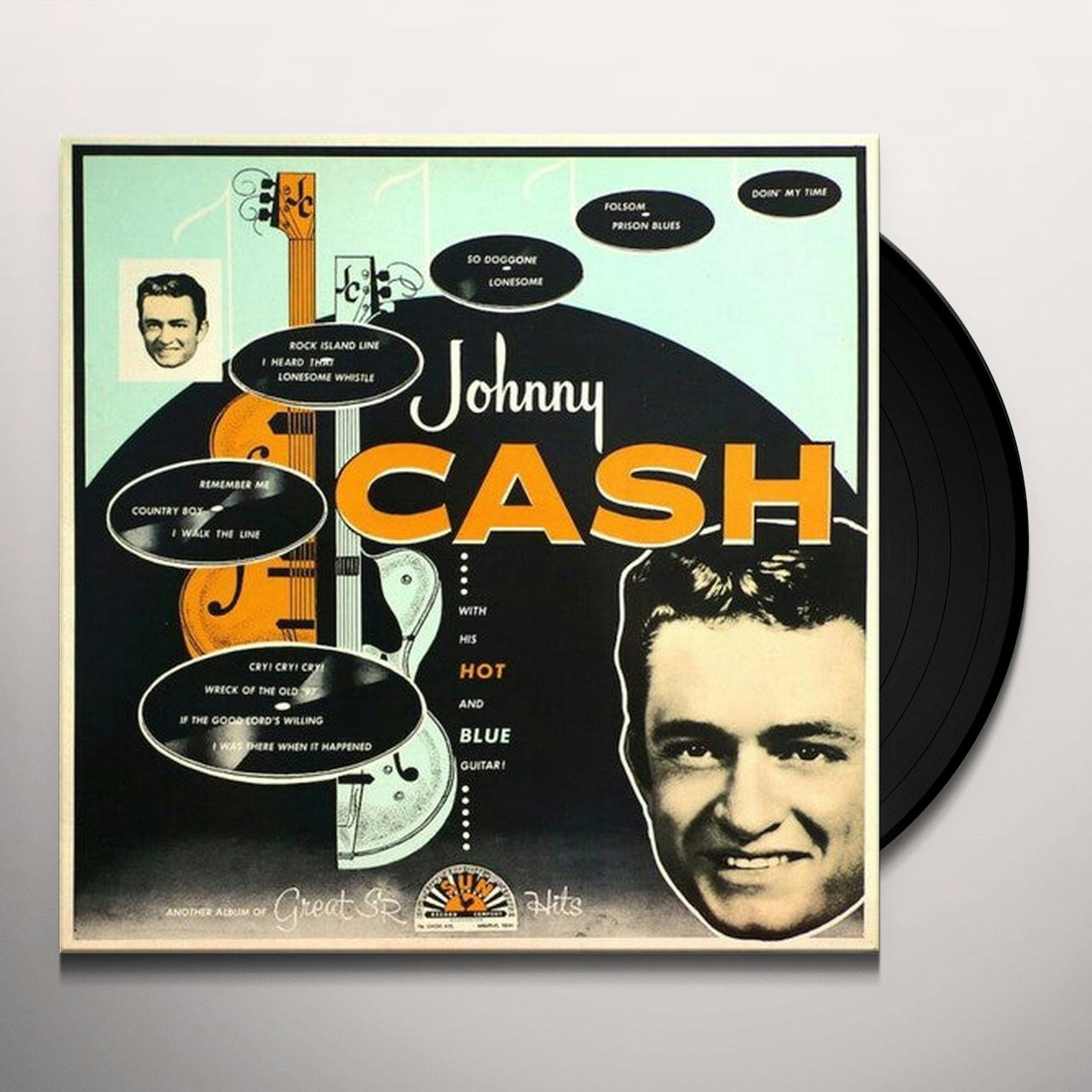 Johnny Cash With His Hot and