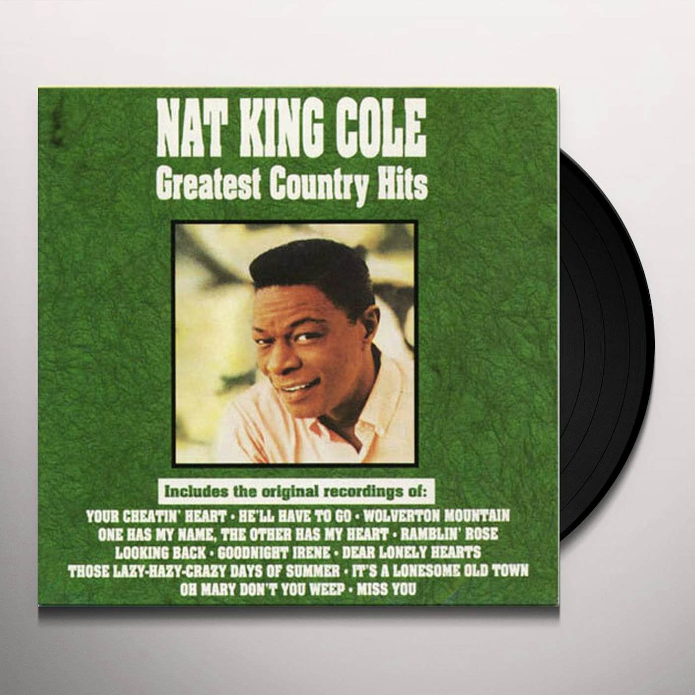 Nat King Cole GREATEST COUNTRY HITS Vinyl Record