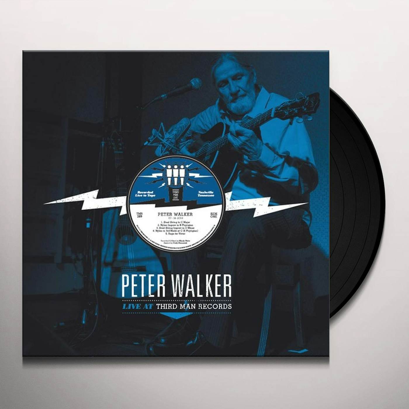 Peter Walker LIVE AT THIRD MAN Vinyl Record